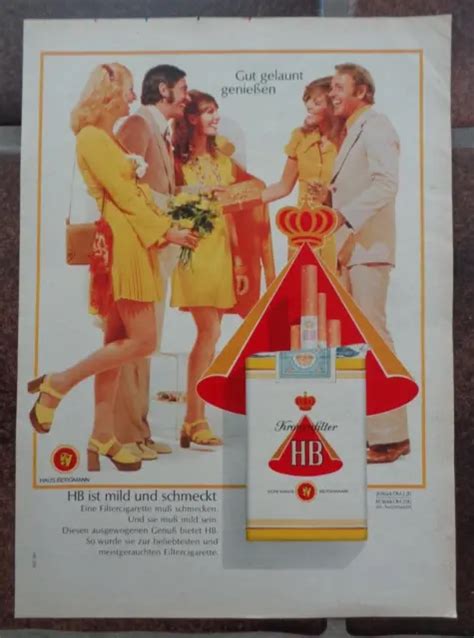 Hb Zigaretten Werbung Bzw Reklame 70er Jahre Eur 1 00 Picclick De