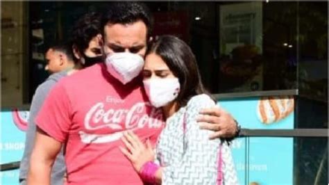 Sara Ali Khan Shares Brief Hug With Saif Ali Khan Brother Ibrahim As