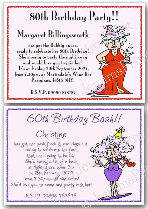 21 Best Funny Birthday Invites – Home, Family, Style and Art Ideas