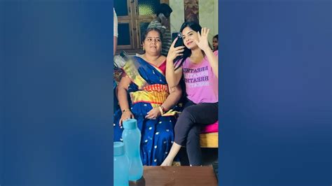 She’s My Mother😹😁 Megna’s Diary Anandaraagam Suntv Serial Vlog Megna Youtube