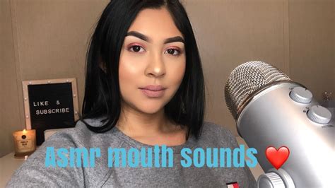 Asmr Tingly Mouth Sounds Just For You Youtube