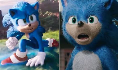 Sonic The Hedgehog Movie Trailer Sega Star Gets New Look After Fan