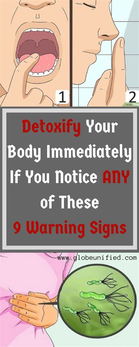 Detoxify Your Body Instantly If You Notice Any Of These 9 Cautioning Signs Warm Up