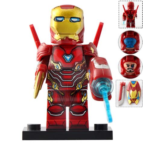 Iron Man Mk50 Marvel End Game Lego Moc Minifigures Toys Collection
