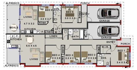 5 & 6 bed house plans. 6 Bed Dual Living House Plan:246DU # ...