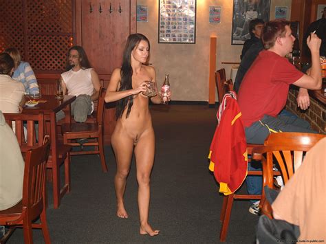 Melisa Pub Beer Bar Girl Nude In Public