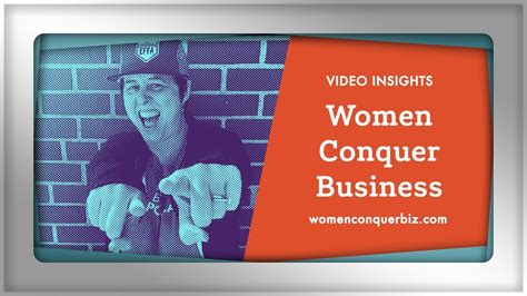 Women Conquer Business Jen Mcfarland Consulting Youtube