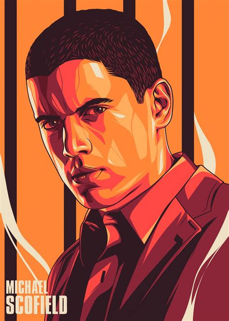 Michael Scofield Poster By Knedarts Displate