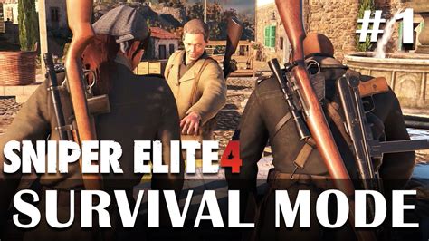 Sniper Elite 4 Survival Mode Community Multiplayer Live Stream Youtube