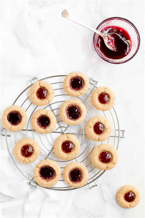 Healthy 4th Of July Thumbprint Cookies Amys Healthy Baking