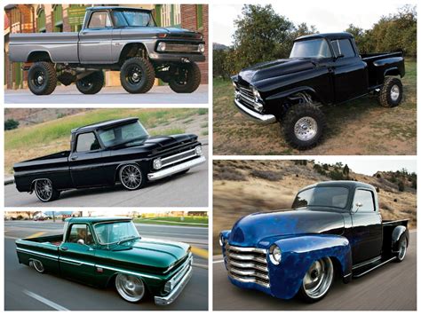 Top 5 Coolest Lifted And Lowered Classic Chevy Trucks