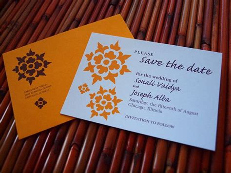Marigolds Invitation Sample Package Wedding Card Save The Date Rsvp