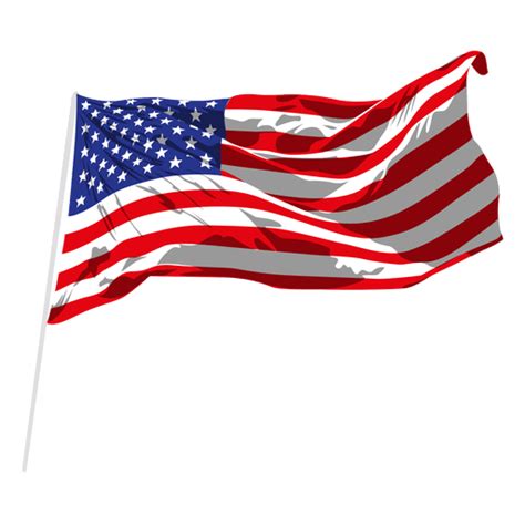 Usa Waving Flag Transparent Png And Svg Vector File
