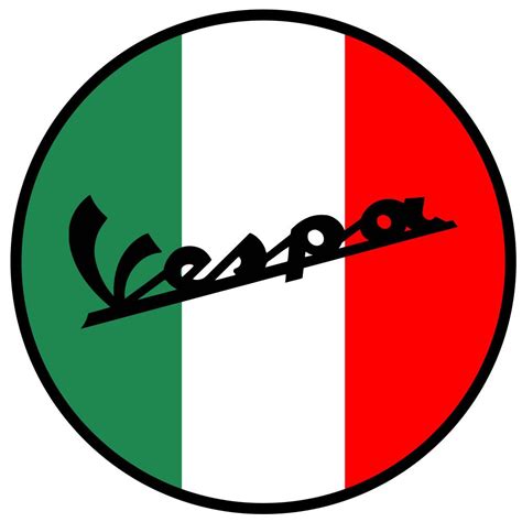 Graphic design elements (ai, eps, svg, pdf,png ). Vespa Logo 4 - iRace Design - iRace Design