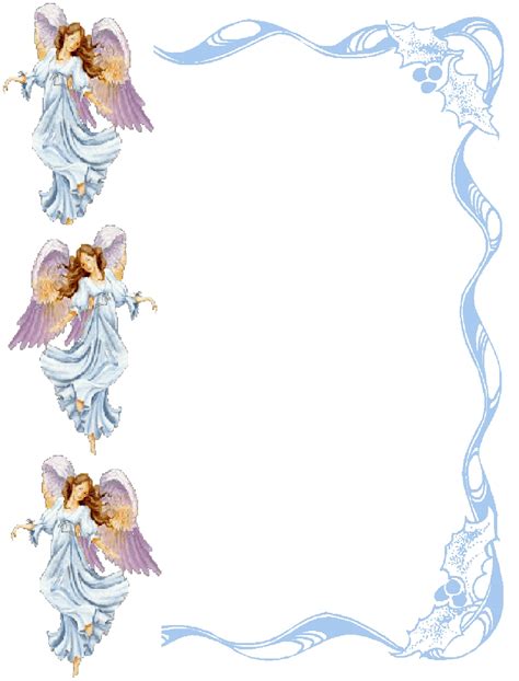 Christian Images In My Treasure Box Angel Borders Frames And Backgrounds
