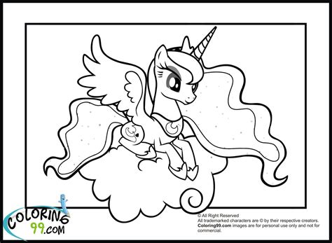 Select from 35970 printable crafts of cartoons, nature, animals, bible and many more. My Little Pony Princess Luna Coloring Pages | Activities ...