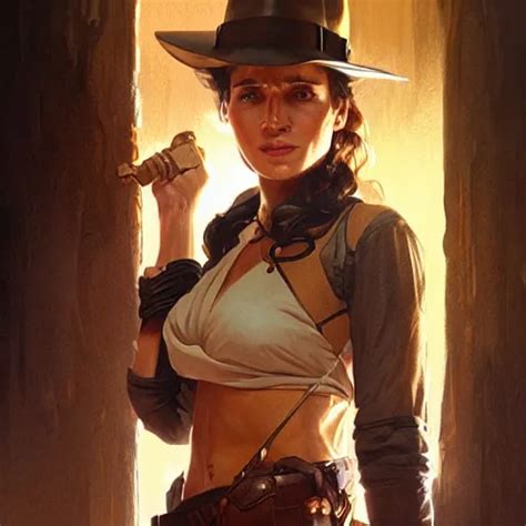 Female Indiana Jones Highly Detailed Digital Stable Diffusion Openart