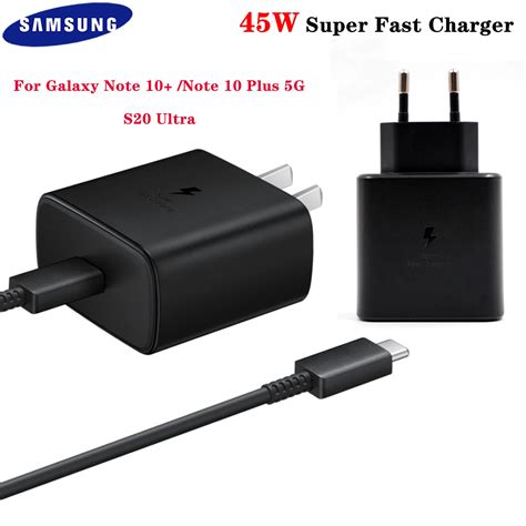 Samsung Original 45w Usb C Super Adaptive Fast Charge Charger Ep Ta845