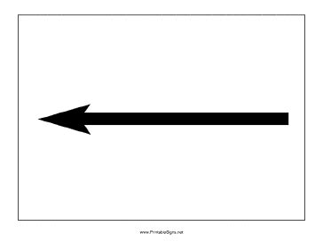 Using the directional arrow tools, you can change your perspective to gather evidence from everything within a 360° view: Printable Left Arrow Sign