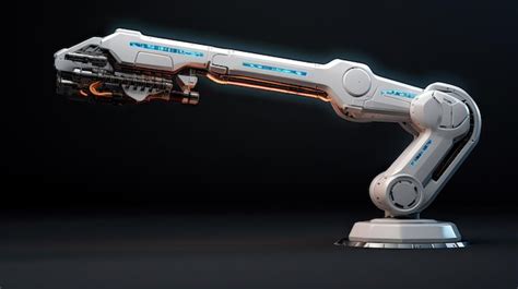 Premium Ai Image The Sleek Visualization Of A Hightech Robotic Arm