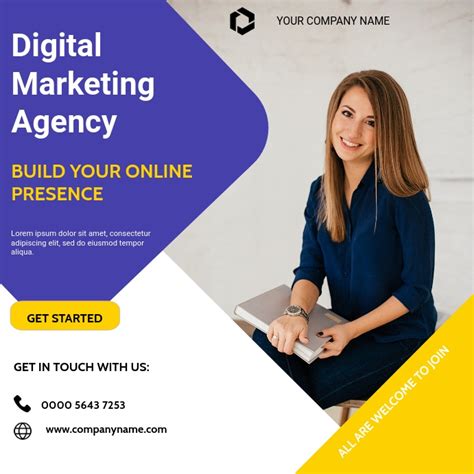 Digital Marketing Flyer Template Postermywall
