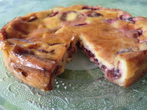 Clafoutis aux quetsches sans gluten et sans lactose