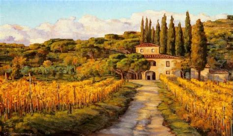 Tuscan Scenery Paintings