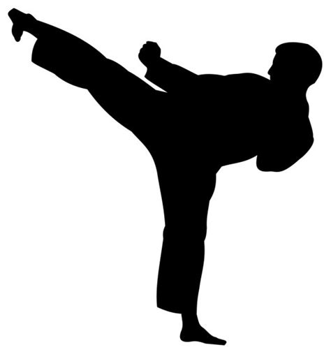 Download Karate silhouette — Stock Vector © Yyordanov #28800413