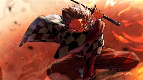 Pictures are for personal and non commercial use. Ultra HD Wallpaper - Tanjiro Kamado, Kimetsu no Yaiba, 4K ...