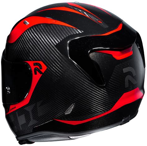 Hjc Blackred Rpha 11 Pro Carbon Bleer Full Face Motorcycle Helmet Ebay