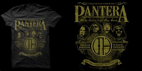Pantera Cfh T Shirt Design By Tidyink Mintees