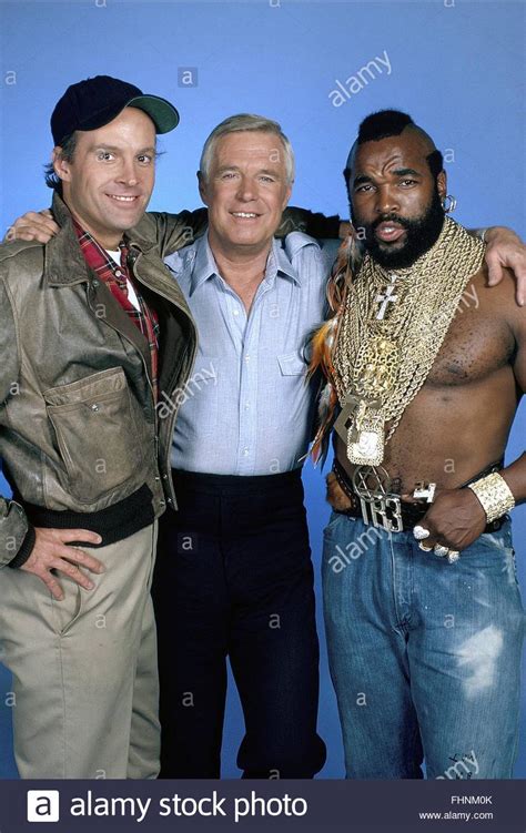 Dwight Schultz George Peppard And Mr T Lawrence Tureaud Das A Team