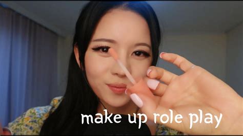 메이크업 롤플레이 Asmr メイクアップ R💄makeup Roleplay Relaxing Korean Youtube