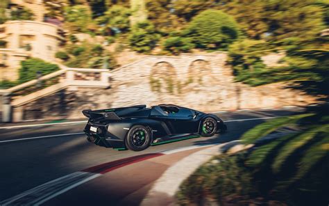 Menacing Matte Black Lamborghini Veneno Roadster Heading To Auction