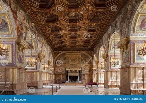 Chateau De Fontainebleau France Interiors Details Editorial Photo