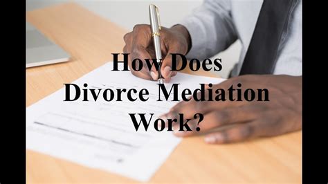 How Does Divorce Mediation Work Youtube
