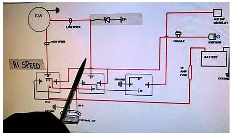 electric cooling fan diagram