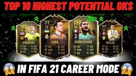 Gianluigi donnarumma is a goalkeeper from italy playing for milan in the italy serie a (1). TOP 10 BEST GOALKEEPERS IN FIFA 21 CAREER MODE W/ HIGHEST ...