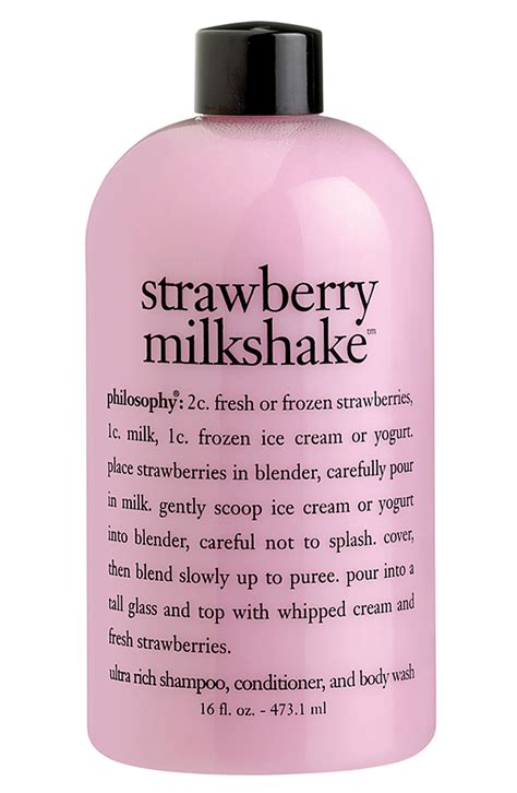 Philosophy Strawberry Milkshake Shampoo Conditioner And Body Wash