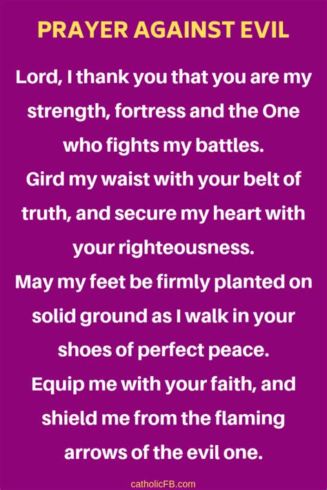 Pray This Powerful Prayer For Protection Against Evil Powerful