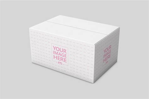 Shipping Box Mockup Template Mediamodifier