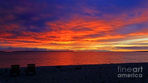 Sunrise Over Lake Huron Photograph By Dale Niesen Fine Art America