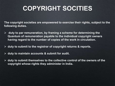 Authorities Under Copyright Laws Ppt