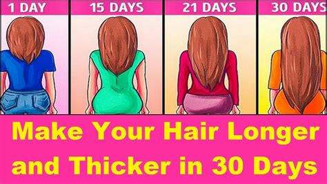 How To Make Your Hair Longer And Thicker In 30 Days 10 Tricks To Get