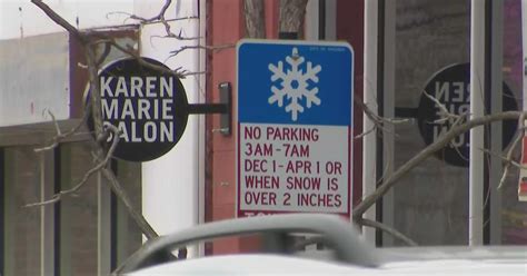 Chicagos Winter Overnight Parking Ban Starts Thursday Cbs Chicago