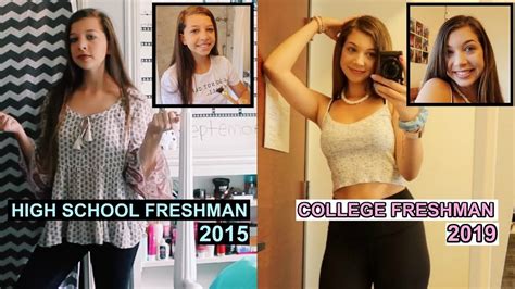 Getting Ready First Day Of Freshman Year Vs First Day Of Freshman