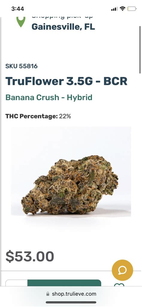 Banana Crush Strain Trulieve