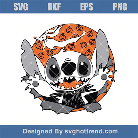 Stitch Svg Halloween Svg Lilo And Stitch Svg Stitch Halloween Svg