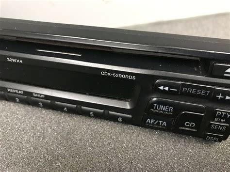 Sony Cdx 5290rds Xplod Car Radio Stereo Face Front Panel Complete