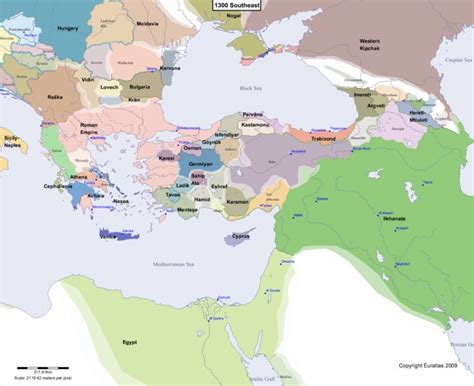 Euratlas Periodis Web Map Of Europe 1300 Southeast